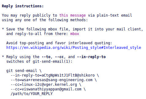 Diagram showing Reply